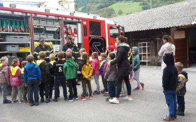 Motniški Polžki pri gasilcih v Motniku