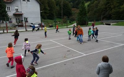 Motniški Polžki pri gasilcih v Špitaliču