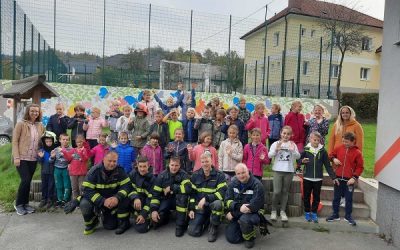 Obisk gasilcev in tek podnebne solidarnosti